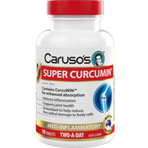 Caruso's Natural Health Super Curcumin 90 Tablets